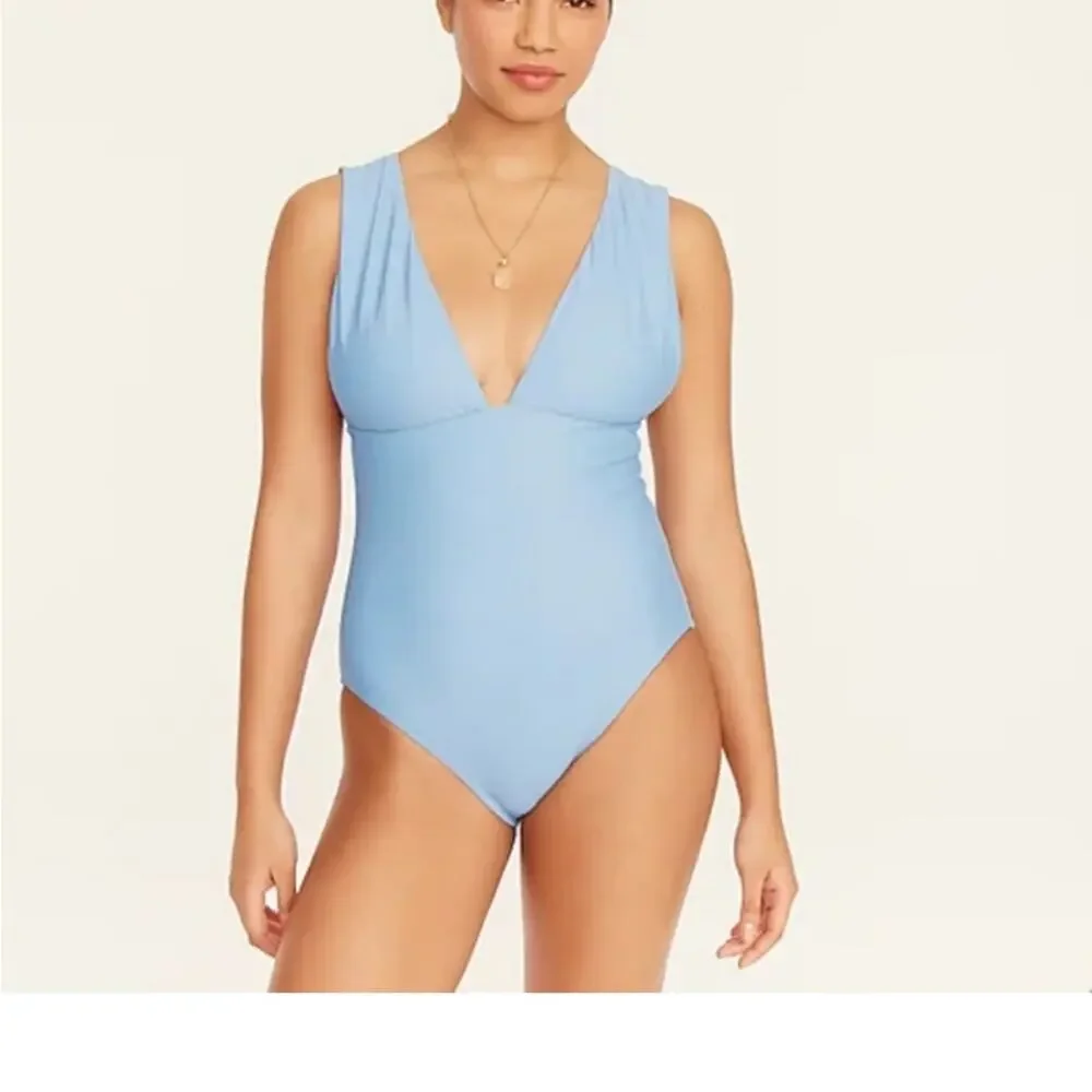NWT J. Crew Plunge V-Neck One Piece